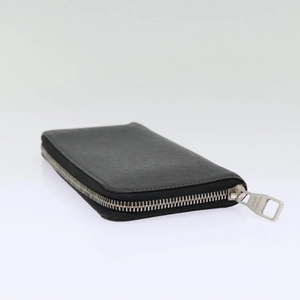 Trendy Inspired Louis Vuitton Taiga Zippy Walletvertical Long Wallet Ardoise M32822 Auth Bs17252