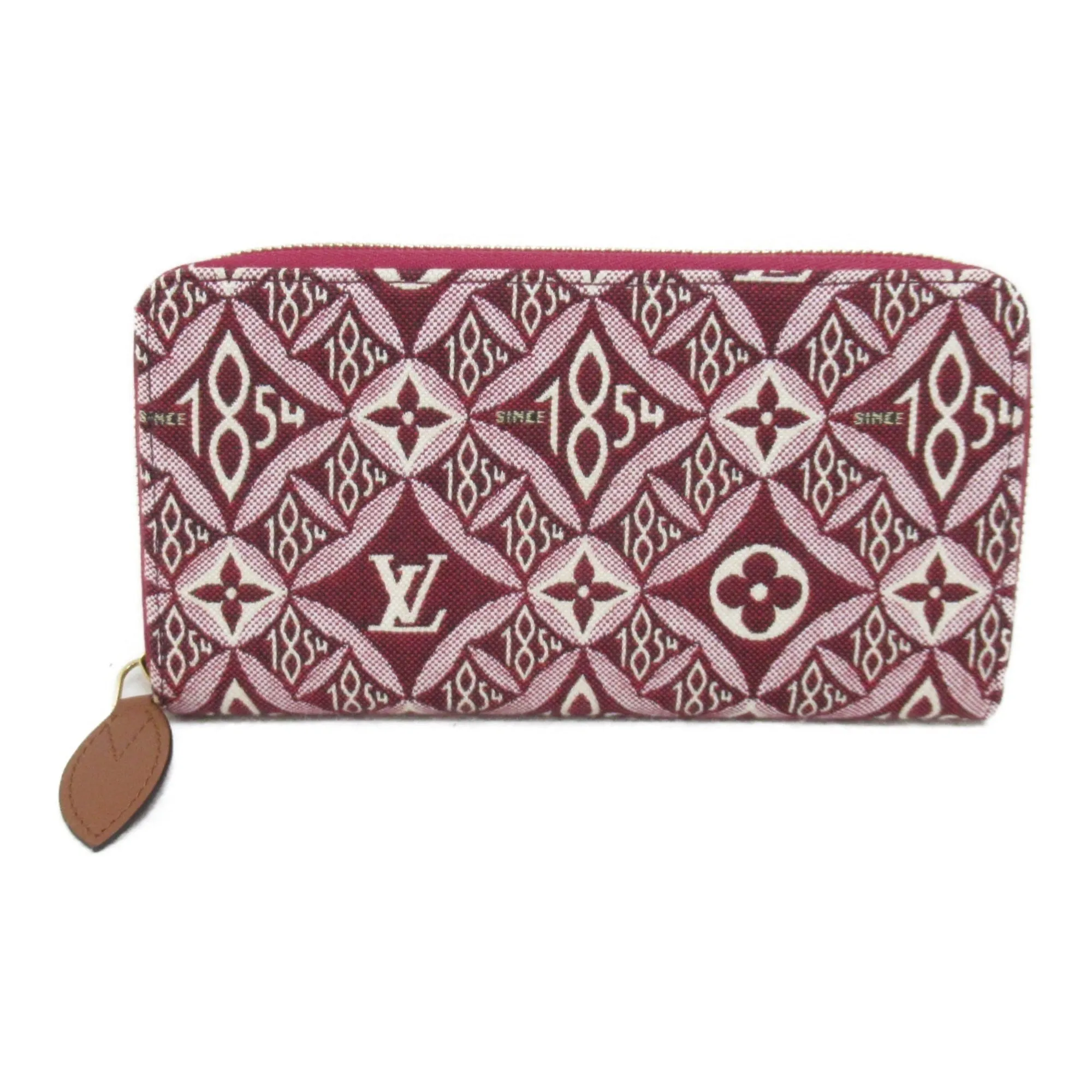 Trendy Inspired Louis Vuitton Zippy Wallet Round Long Wallet Bordeaux System M69994