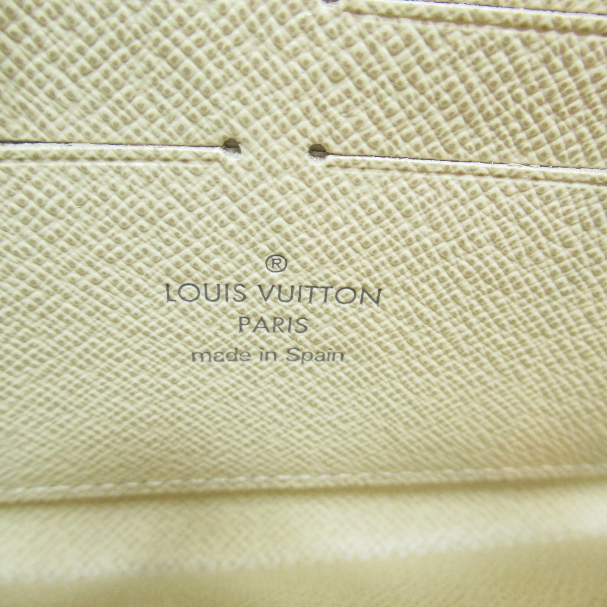 Trendy Inspired Louis Vuitton Zippy Wallet Round Long Wallet Ivory Damier Azur Pvc Coated Canvas N60019