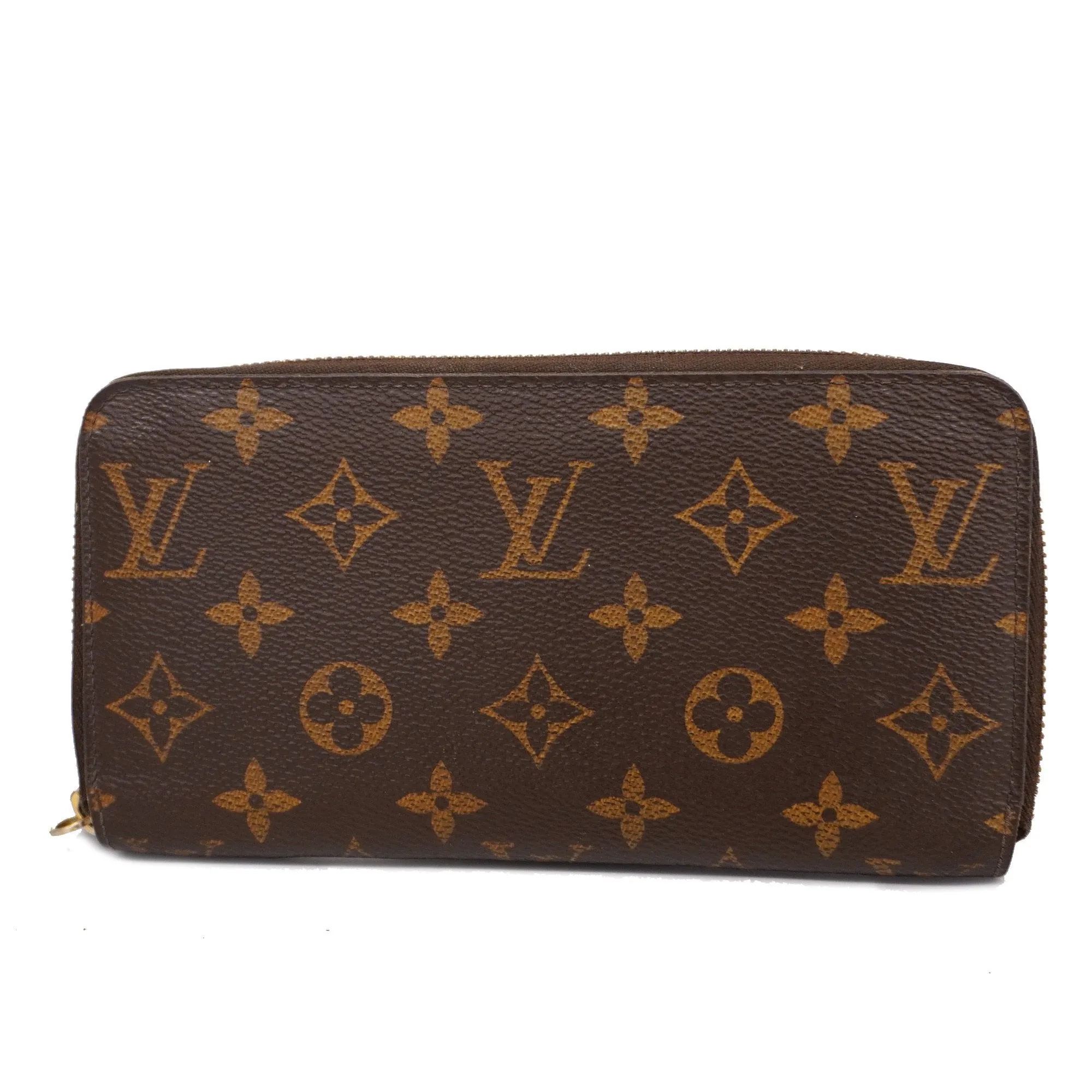 Trendy Inspired Louis Vuittonauth  Monogram Zippy Wallet M42616 Long Wallet [bi-fold]