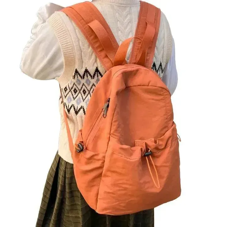 Versatile Nylon Women's Backpack for Outdoor and Travel