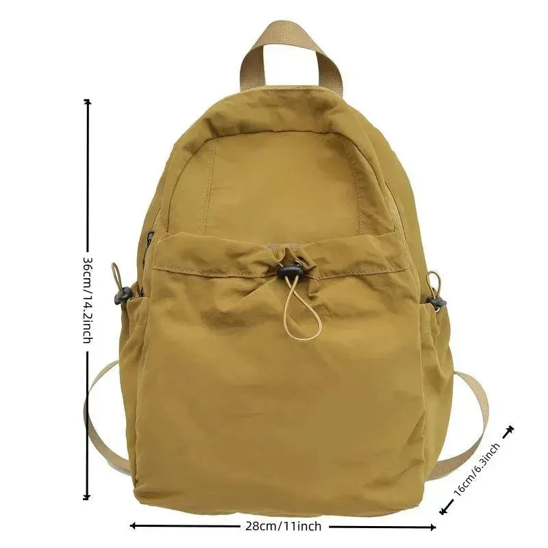 Versatile Nylon Women's Backpack for Outdoor and Travel